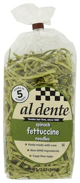 Al Dente Spinach Fettuccine, 12 oz