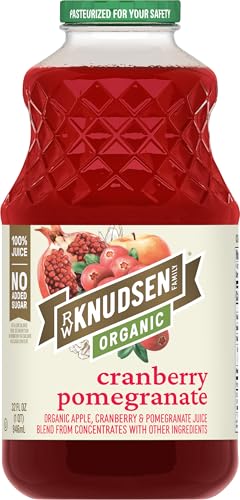R.W. Knudsen Family Organic Cranberry Pomegranate Juice Blend, 32 Ounces