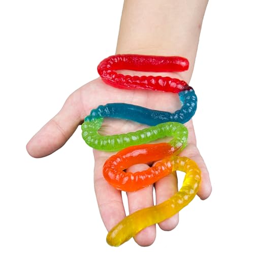 Gummy Super Worm - 2 Feet of Flavor, 3-Pack, Original & Sour Options from GGB Candies (Original, 3 Pack)
