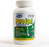 ComStar Pure Lye | 1 lb, 99% Pure Sodium Hydroxide | Eco-Friendly, Industrial Strength, Drain Opener | Safe on Fixtures | Static-Free, Unique Beads