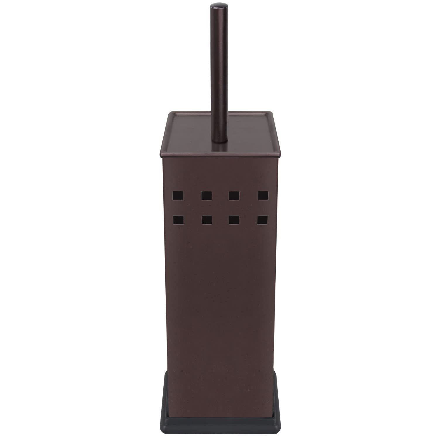 Blue Donuts Toilet Brush and Holder, Toilet Bowl Brush for Bathroom, Toilet Cleaner, Odor Free, Bronze