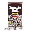 Tootsie Roll Minis- Chewy Chocolate Candy, Gluten-Free, Individually Wrapped, Bulk Bag for Parties & Halloween, 360 Count (38.8 oz)