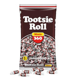 Tootsie Roll Minis- Chewy Chocolate Candy, Gluten-Free, Individually Wrapped, Bulk Bag for Parties & Halloween, 360 Count (38.8 oz)