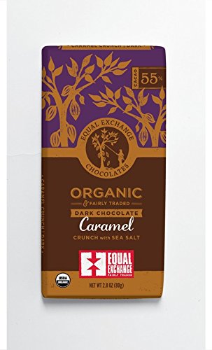 Equal Exchange Organic Chocolate Caramel Crunch with Sea Salt, 2.8-Ounce (Pack of 6)