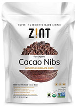Zint Organic Cacao Nibs (8 oz): Fair Trade, Paleo-Certified, Organic, Non GMO, Anti Aging Antioxidant Superfood, Gluten Free Cocoa Cacao Beans