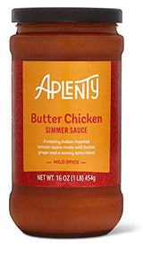 Amazon Brand - Aplenty, Butter Chicken Simmer Sauce, 16 oz