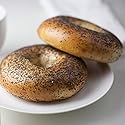 12 Fresh Hand-rolled New York City Bagels (Poppy)