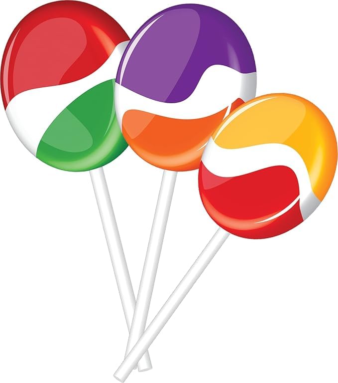 Tiger Pop Lollipops Assorted Mix Fruit Flavors-1.5 lbs Flat and Round Lollipops, Individually Wrapped for Freshness and Convenience- Swirl of Mixed