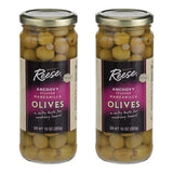 Reese Anchovy Stuffed Thrown Olives, 10-Ounces (Pack of 2)