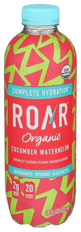Roar Beverages Cucumber Watermelon Organic, 4.09 oz