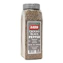 Badia Ground Black Pepper, 16 oz - Pure, Bold & Aromatic Spice for Cooking, Grilling & Seasoning