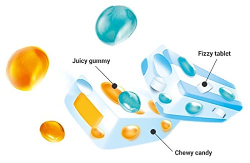 Puchao Gummy n' Soft Candy, Cola and Ramune Soda Flavors, 3.53 oz, Pack of 3