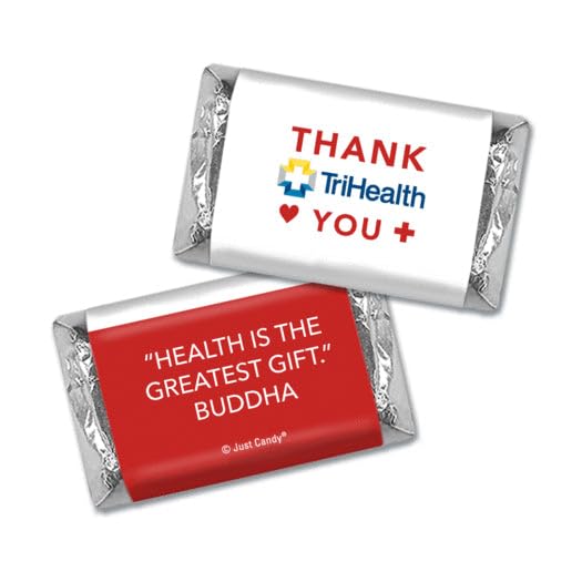 75ct Nurses Week Candy Personalized Miniatures (75 Pack) Red Add Your Logo