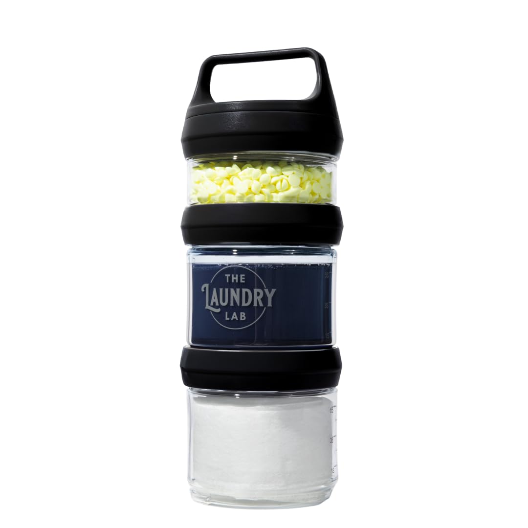 The Laundry Lab Bottle: Laundry Detergent Bottle - Refillable, Leakproof, Portable, Compact for Apartments, Dorms & Laundromats | College Laundry