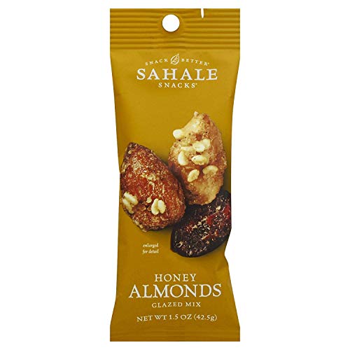 Sahale Snacks Glazed Mix, (Pack of 9) Honey Almonds 13.5 Ounce