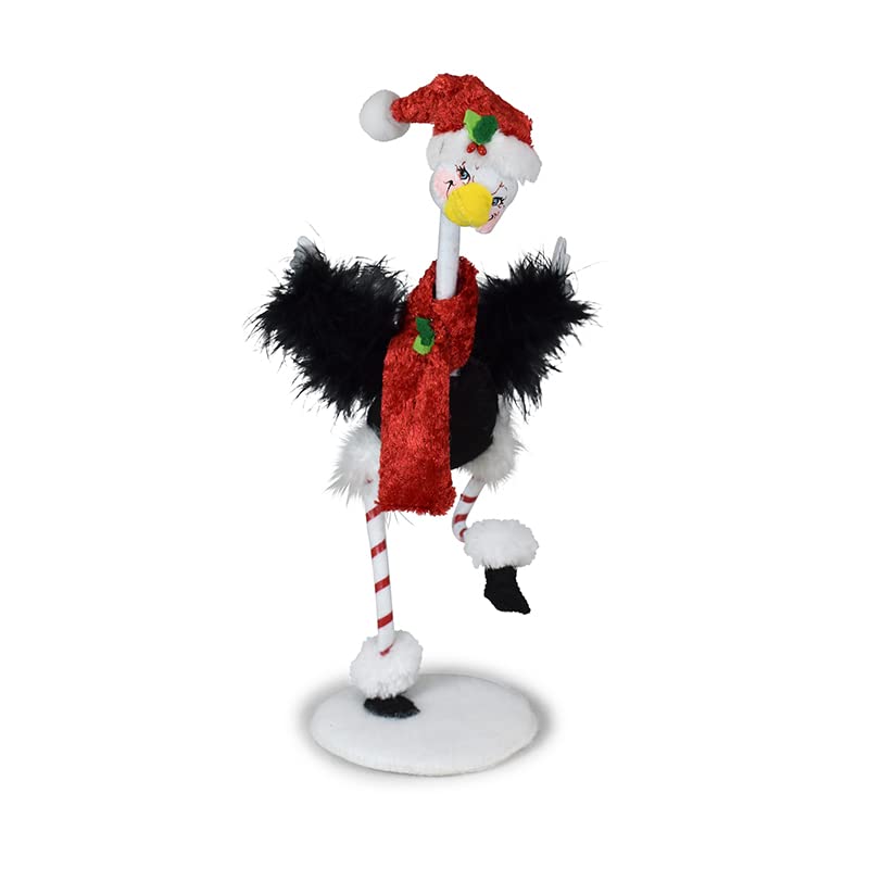Annalee Crimson Crush Ostrich, 11 in