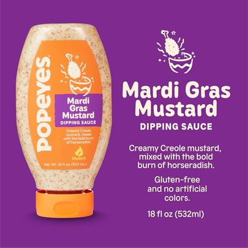 Popeyes Mardi Gras Mustard Dipping Sauce