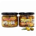 Green Olives Pitted | Spanish Olives | Andalusian Style & Spicy Mojo Picon | Olive Bar Gourmet Pairing | Perfect for Charcuterie & Cocktails | 10 oz