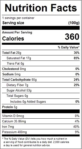 Sugar Free Dark Chocolate Chips, (1lb Resealable Zip Lock Bag)