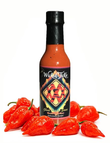 Ghost Pepper Hot Sauce Wicked Tickle XXX Extreme Heat Worlds Hottest Chipotle Sauce
