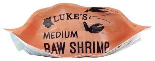 Lukes Lobster Raw Peeled & Deveined Tail Off Shrimp 51-60 Count, 12 OZ