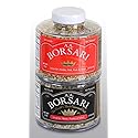 Borsari Seasoned Salt Combo - Multi-Use All Purpose Original and Orange Ginger Seasonings - Gourmet Sea Salt Blends With Herbs and Spices - Set of 2