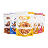 NuTrail Nut Granola, Variety Pack, No Sugar Added, Gluten Free, Grain Free, Keto, Low Carb, Healthy Breakfast Cereal 8 oz. 6 Count