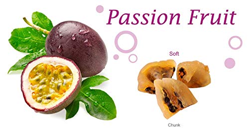 Amphora Soft Dried Passion Fruit Healthy Snack Fruits Vegan Kosher Gluten Free 3.5 Oz Each (Pack of 6)