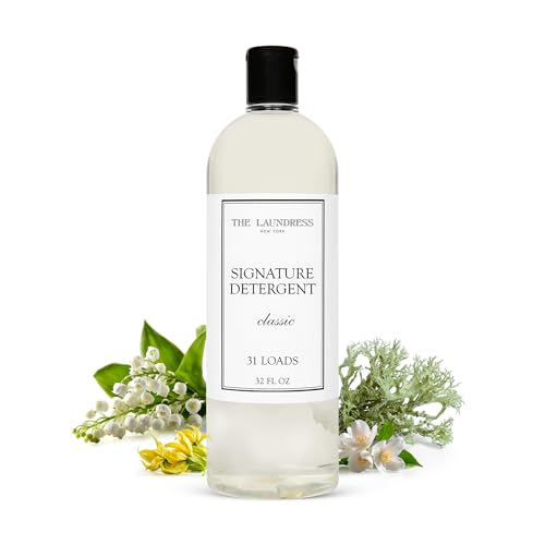 The Laundress Luxury Laundry Detergent, 31 Loads, Scented Signature Classic Fragrance, Concentrated Triple Enzyme Deep Cleaning and Targeted Stain