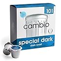 Cambio Roasters Special Dark Roast Organic Coffee Pods - The Only Organic Recyclable Aluminum Coffee Pods, Small Batch Roasted, Keurig® Compatible