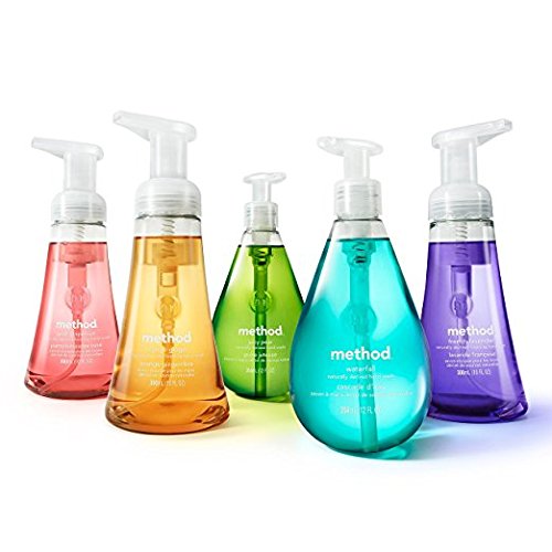 Method Naturally Derived Kitchen Essentials Bundle, Pink Grapefruit: Hand Soap 12 oz, Dish Soap 18 oz. & Surface Cleaner 28 oz.