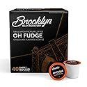 Brooklyn Beans Oh Fudge Gourmet Coffee Pods - Compatible with Keurig K Cup Brewers Including 2.0 Machines, 40 Count, Rich Chocolate Flavored