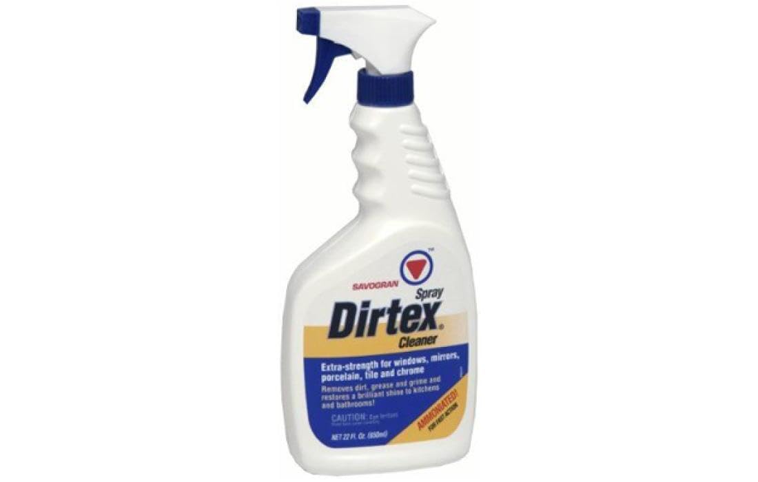 Savogran 10763 Dirtex Spray Cleaner Extra-Strength For Windows, Mirrors, Porelain, Tite and Chrome 22 oz