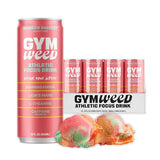 GYM WEED Athletic Focus Drink with KSM-66 Ashwagandha, Lion's Mane Mushroom, L-Theanine, 200mg Green Tea Caffeine with Natural Sweeteners Rainbow
