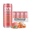 GYM WEED Athletic Focus Drink with KSM-66 Ashwagandha, Lion's Mane Mushroom, L-Theanine, 200mg Green Tea Caffeine with Natural Sweeteners Rainbow