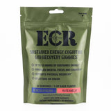 ECR12 - Energy, Focus, Recovery Gummies - Blue Raspberry + Watermelon Flavors - Caffeine