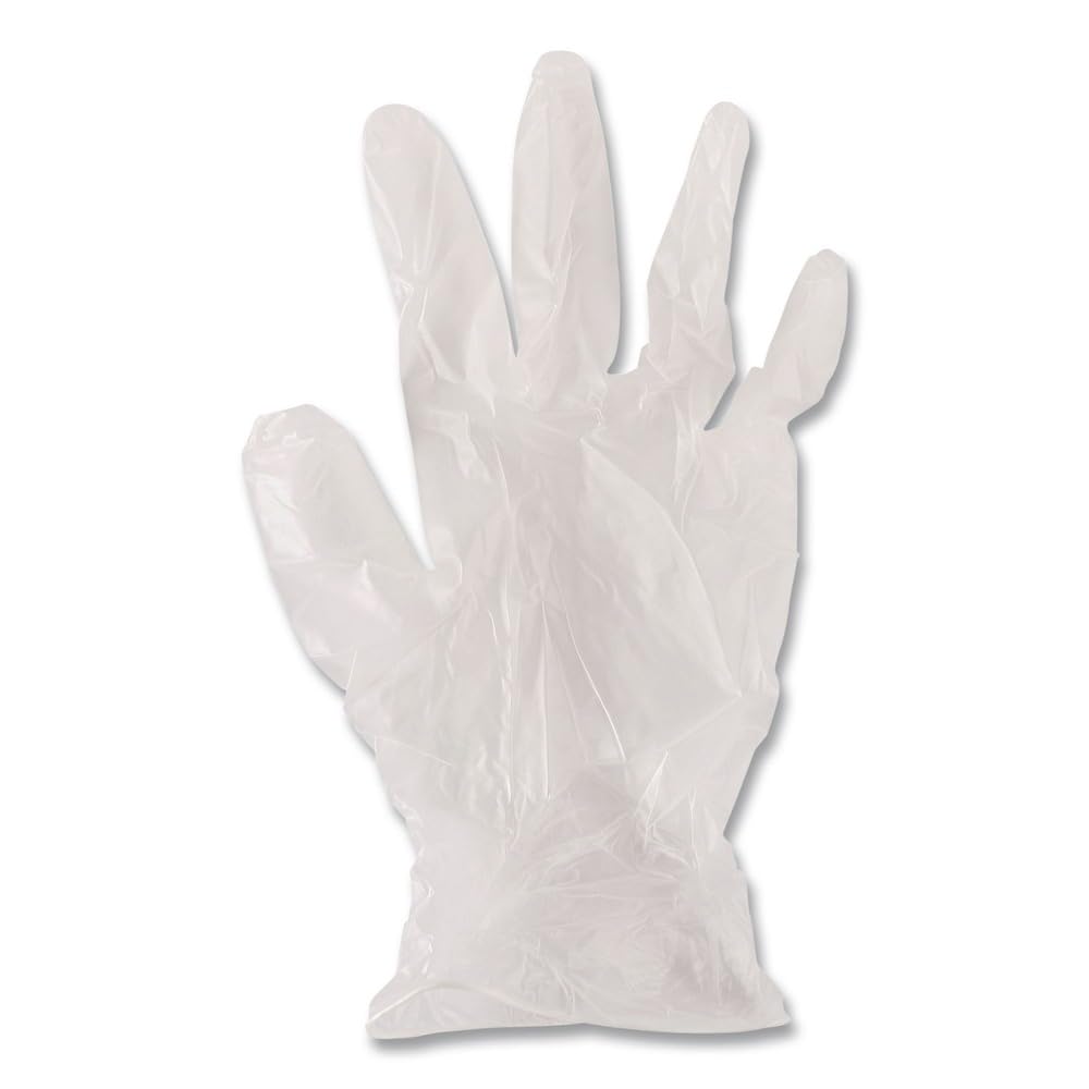 Boardwalk 361XLCT Exam Vinyl Gloves Clear X-Large 3 3/5 mil 1000/Carton