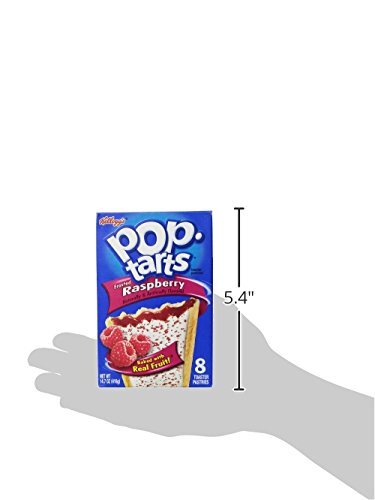 Kellogg's Pop-Tarts Frosted Raspberry Toaster Pastries 8 ct pack of 2 14.7oz
