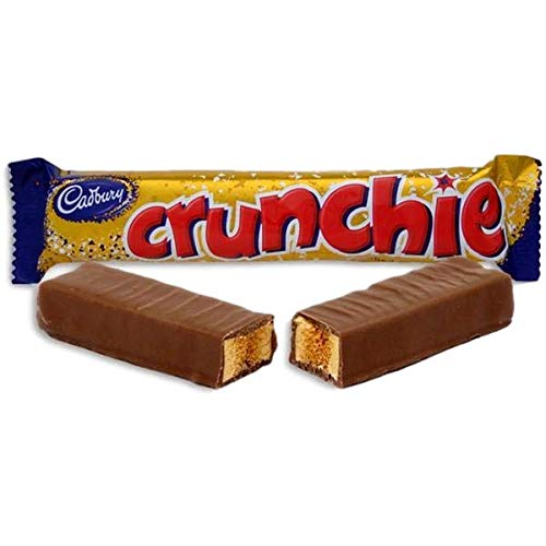 Cadburys Crunchie Bars | Total 8 bars of British Chocolate Candy - Cadbury Crunchie