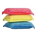 Miracle Microfiber scrubbing Sponges Non-Scratch Sponge Scrubber Heavy Duty Multi-Purpose Cleaning of Dishes, Kitchen, Baths, and Countertops, Machine