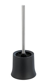 Basic Toilet Brush, Toilet Bowl Cleaner Brush with Holder, Toilet Bowl Brush, Toilet Brush with Holder, Plastic, Weiß, Dimensions 5.5 x 15 x 5.5 in