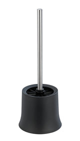 Basic Toilet Brush, Toilet Bowl Cleaner Brush with Holder, Toilet Bowl Brush, Toilet Brush with Holder, Plastic, Weiß, Dimensions 5.5 x 15 x 5.5 in