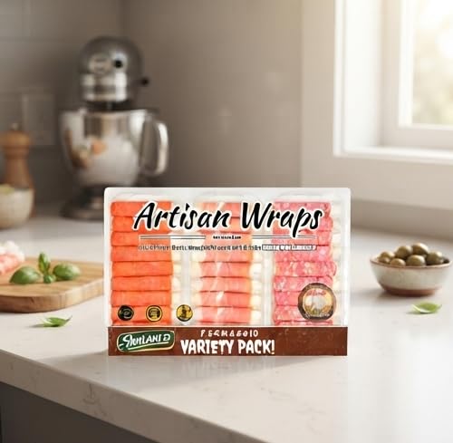 Artisan Meat and Mozzarella Cheese Snack Wraps 22 oz (1 Pack)