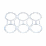Universal Fit 6-Pack Rings for 12oz Beer and Soda Cans by F.e.s.s. (500)