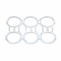 Universal Fit 6-Pack Rings for 12oz Beer and Soda Cans by F.e.s.s. (500)
