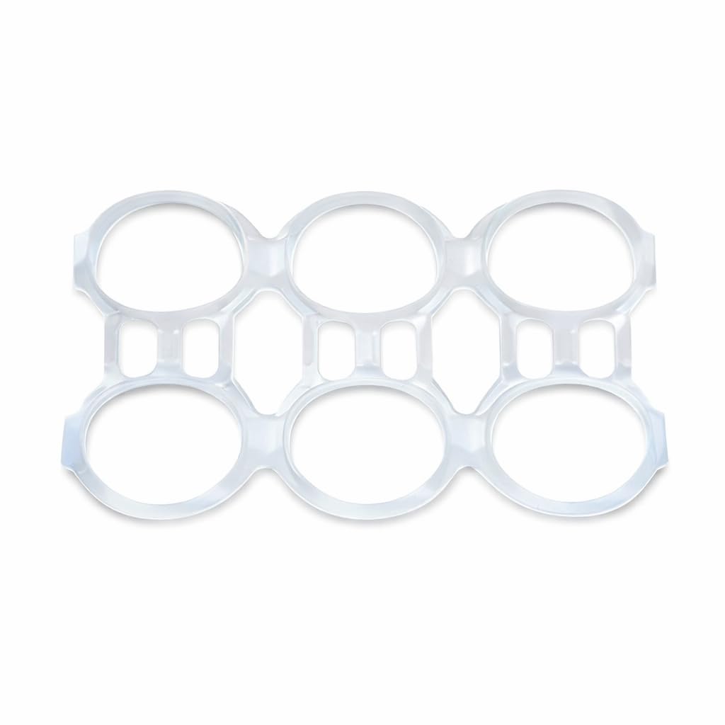 Universal Fit 6-Pack Rings for 12oz Beer and Soda Cans by F.e.s.s. (500)