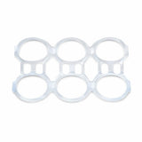 Universal Fit 6-Pack Rings for 12oz Beer and Soda Cans by F.e.s.s. (500)