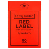 3 Set - Sainsbury's Red Label Back Tea | 80 Teabags | Fairtrade Tea from England