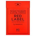 3 Set - Sainsbury's Red Label Back Tea | 80 Teabags | Fairtrade Tea from England