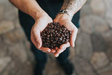1 LB FRESH, AUTHENTIC Jamaica Blue Mountain Coffee Beans | Dark Roast | Burlap Bag | Makes a Great Gift!